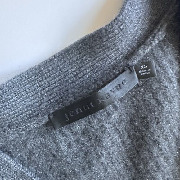 Jenni Kayne Chasmere Cocoon Cardigan Women’s Size XS Oversized Carbon Gray - Picture 7 of 11